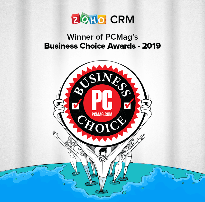Zoho CRM, PCMag Business Choice Ödülleri 2019 Birincisi Oldu